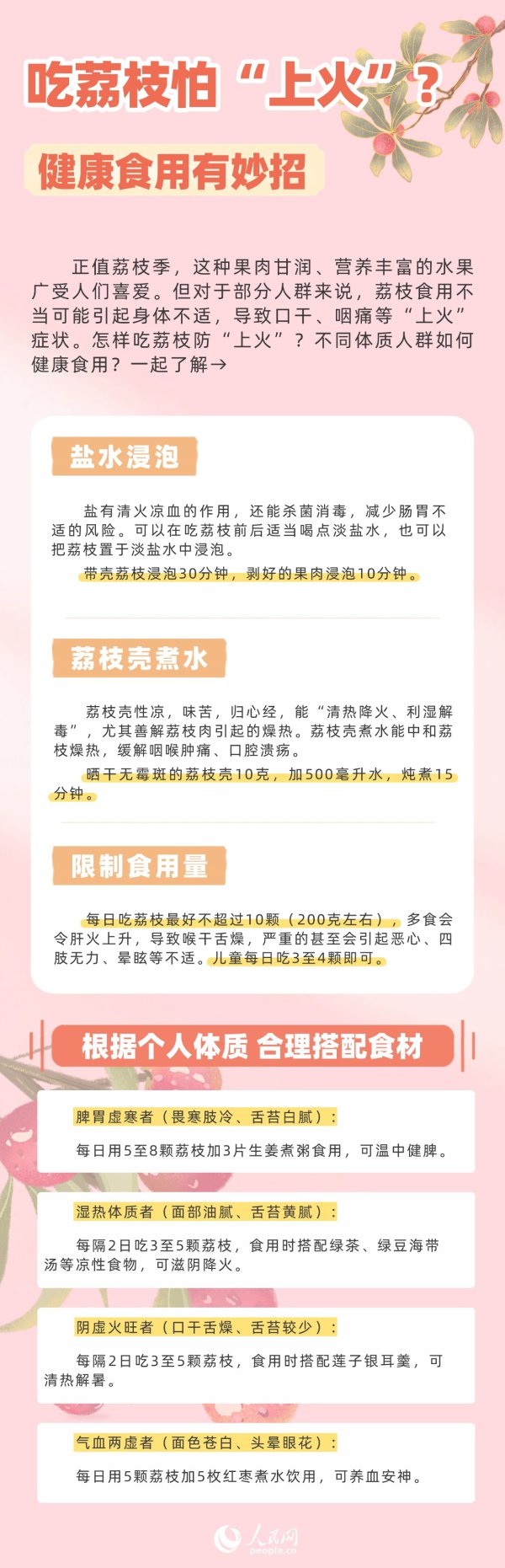 吃荔枝怕“上火”? 健康食用有妙招